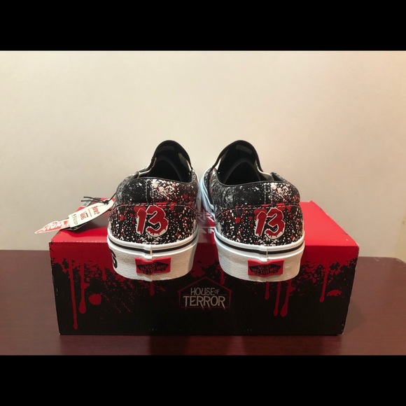 Vans x The House Of Terror, Classic Slip On, Friday The 13th, Various Sizes - Picture 3 of 16